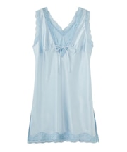 V-NECK LACE DRESS