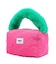 CHERRY QUILTED FUR HANDLE BAG