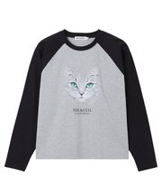 CAT HEART EYES B/B TEE