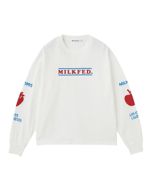 FRUIT SLEEVE PRINT L/S TEE