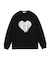 HEART FOIL PRINT L/S TEE