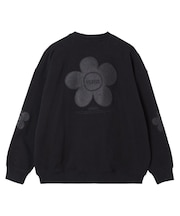 FLOWER ELBOW PATCH SWEAT TOP