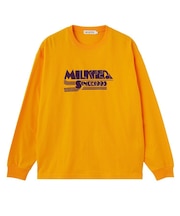 LOGO FLOCK PRINT L/S TEE