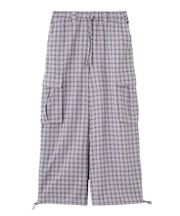 CHECKED CARGO PANTS