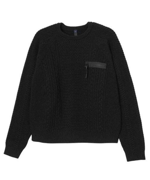 ZIP POCKET FISHERMAN SWEATER