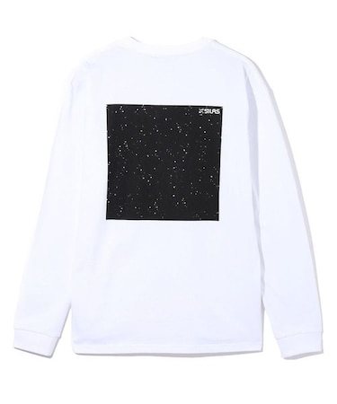 SPUTTERING SQUARE LOGO PRINT L/S TEE