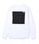 SPUTTERING SQUARE LOGO PRINT L/S TEE