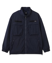 GARMENT DYED PUFFER MILITARY JACKET