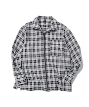 FULL ZIP PLAID SHIRT