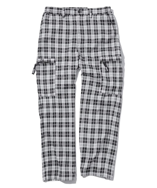PLAID CARGO PANTS
