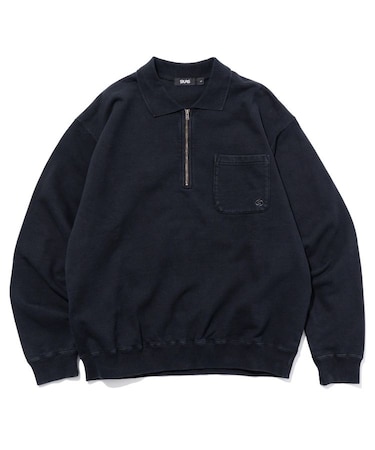 HALF ZIP SWEATSHIRT
