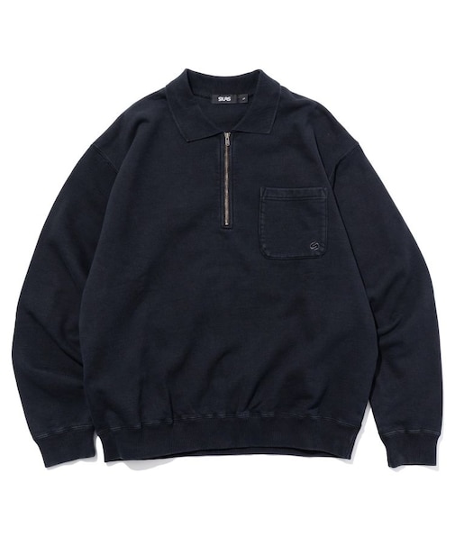 HALF ZIP SWEATSHIRT