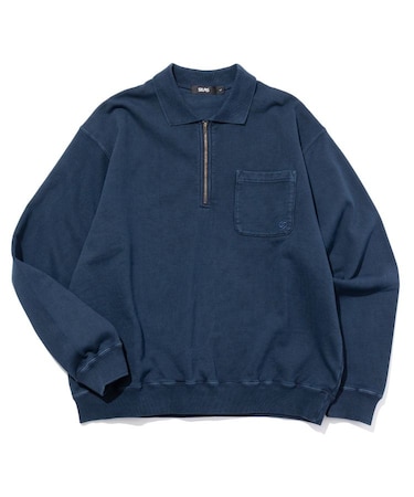 HALF ZIP SWEATSHIRT
