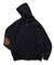 ELBOW PATCH ZIP OPEN SWEATSHIRT