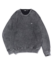 SULFUR DYED CREW NECK KNIT