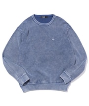 SULFUR DYED CREW NECK KNIT