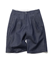 SHORT BAGGY DENIM PANTS