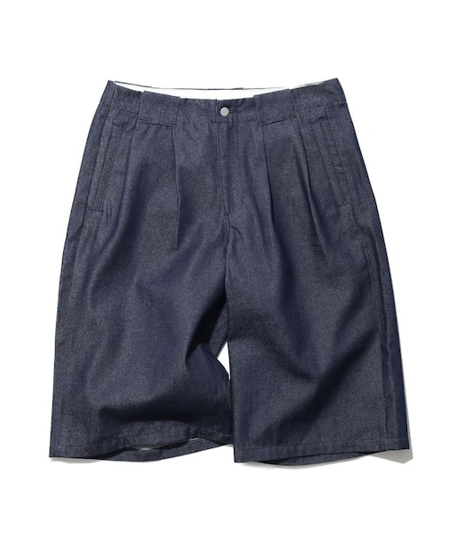 SHORT BAGGY DENIM PANTS