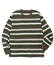 STRIPED L/S TEE