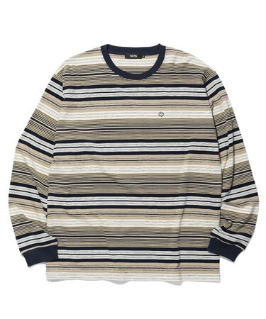 STRIPED L/S TEE