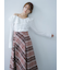 ロービングチェックロングスカート