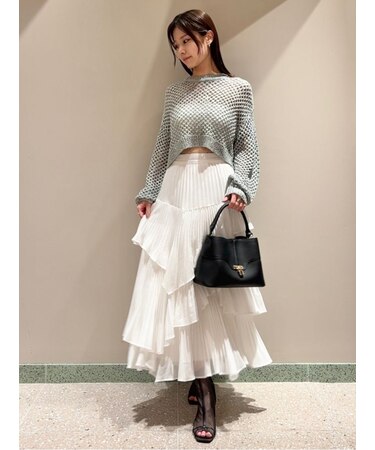 プリーツティアードスカート｜スナイデルの通販｜&mall（アンドモール 