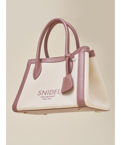 キャンバスロゴバッグ