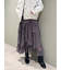 プリーツティアードチュールスカート
