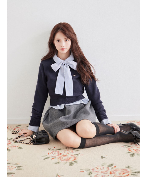 【値下げ】SNIDEL ミニブローチプルオーバー SNIDEL｜ミニブローチプルオーバー | Rakuten Fashion(楽天