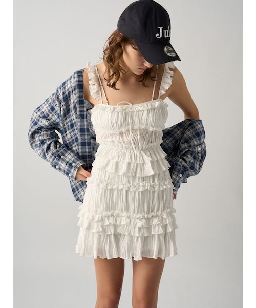 ワッシャープリーツフリルスカショーパン ワッシャープリーツフリルスカショーパン｜スナイデルの通販