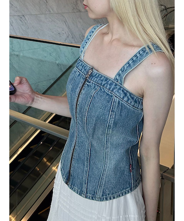 【SNIDEL/Levi's?】SCLUPTED BUSTIER