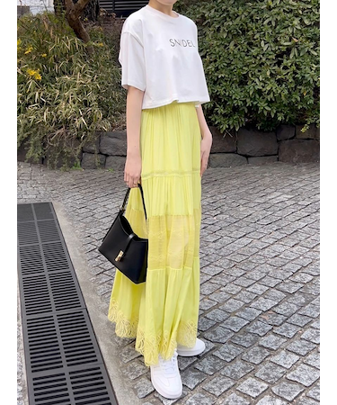 SNIDELロゴTシャツ