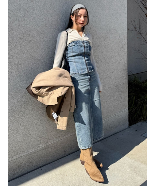 【SNIDEL/Levi's?】HR BACK SLIT SKIRT