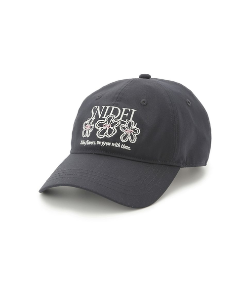 SNIDEL フラワーキャップ ネイビー BOUQUET OF JOY】フラワーキャップ｜スナイデルの通販｜&mall
