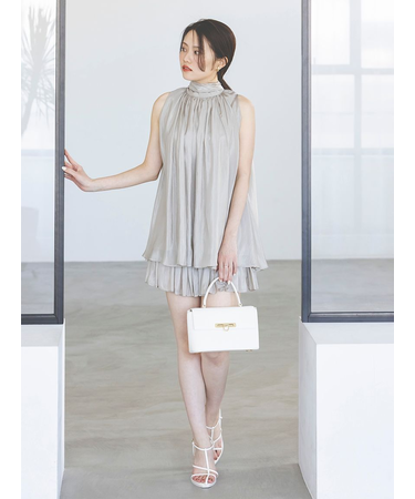 アメスリギャザーブラウスセット