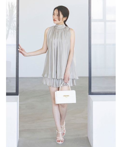 アメスリギャザーブラウスセット