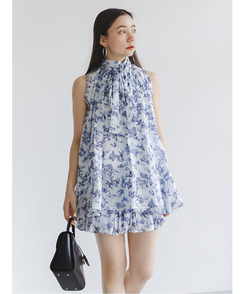 アメスリギャザーブラウスセット