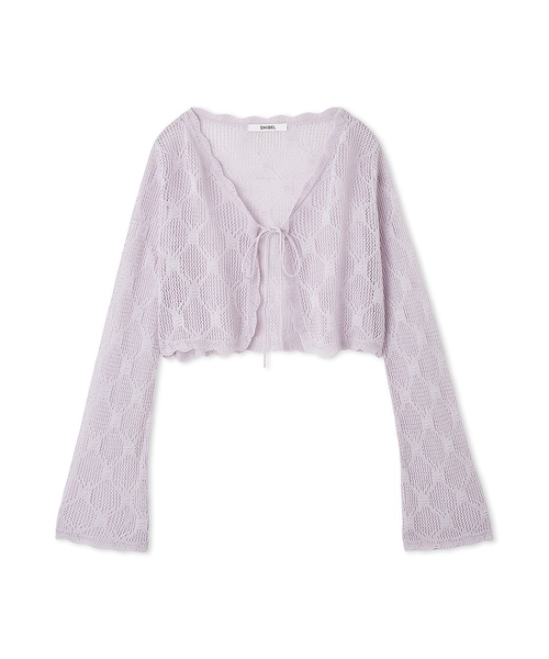 クロップドフリルカーディガンスナイデル SNIDEL｜クロップドフリルカーディガン | Rakuten Fashion(楽天