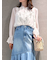 シフォンボウタイブラウス