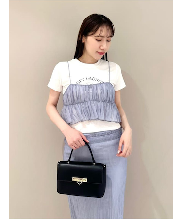 ビスチェレイヤードロゴTシャツ