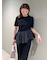 ペプラムカットソー