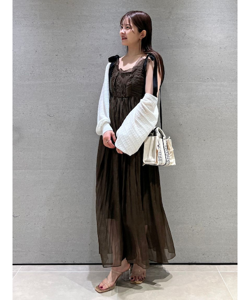 シアーシフォンワッシャーワンピース｜スナイデルの通販｜&mall