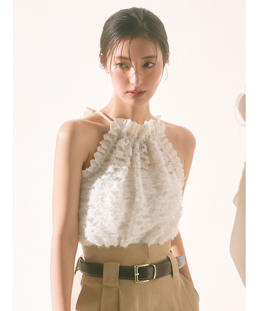 ホルターカットプルオーバー