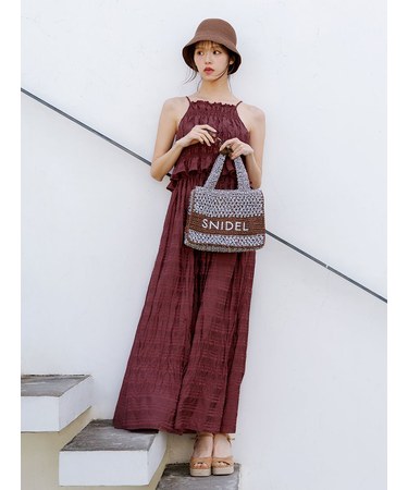 アメスリプリーツドッキングワンピース