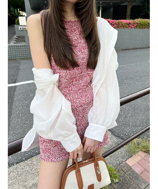 Sustainableニットタンクトップス