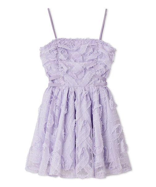 チュールペプラムブラウス