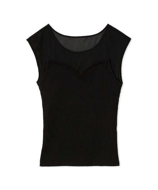 シアー切替カットプルオーバー