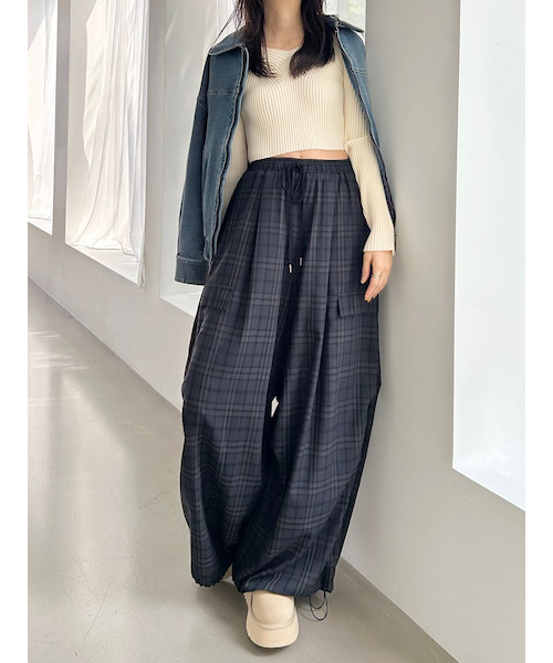 新品スナイデル ワイドデザインパンツ SNIDEL｜ワイドデザインパンツ | Rakuten Fashion(楽天