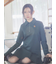 衿つきプリーツカットミニワンピース