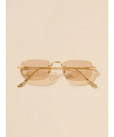 フレームレスメガネ